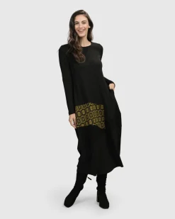 Unstoppable Cocoon Dress, Chartreuse