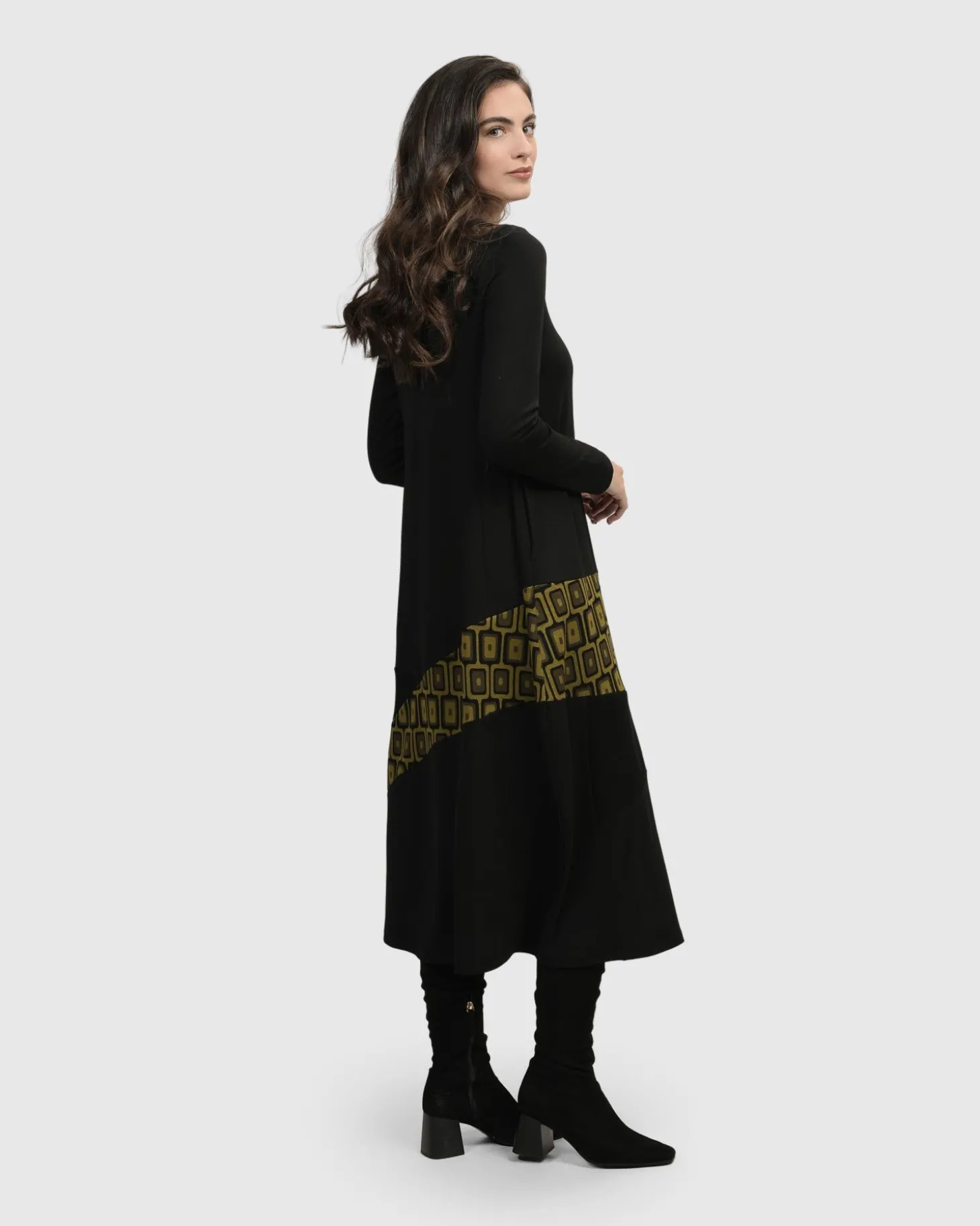Unstoppable Cocoon Dress, Chartreuse