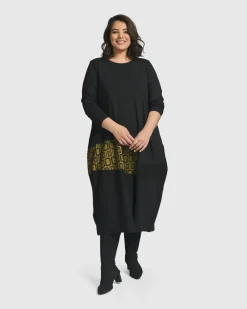 Unstoppable Cocoon Dress, Chartreuse