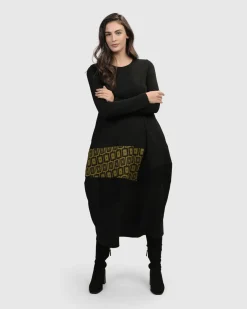 Unstoppable Cocoon Dress, Chartreuse