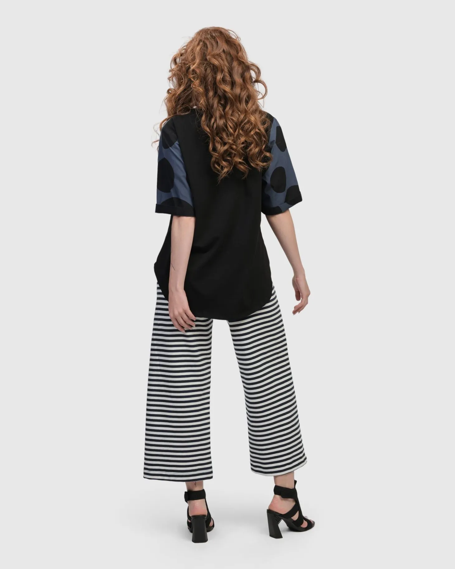 Urban Angelica Dots Tee, Navy