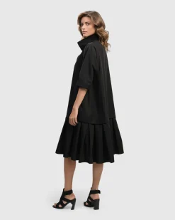 Urban Astor Shirt Dress, Black