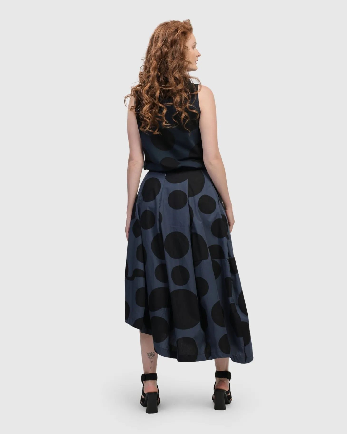 Urban Astrid Balloon Skirt, Navy