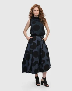 Urban Astrid Balloon Skirt, Navy