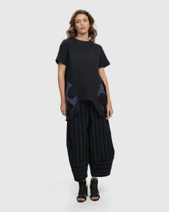 Urban Bells Tunic Top, Navy