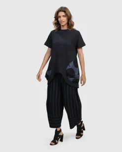 Urban Bells Tunic Top, Navy