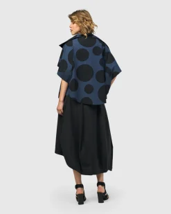 Urban Bossa Cape Jacket, Navy