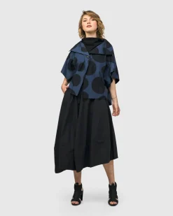 Urban Bossa Cape Jacket, Navy
