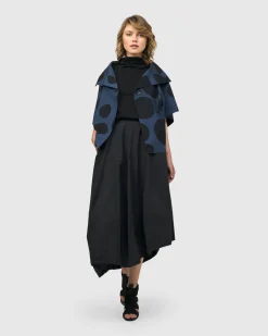 Urban Bossa Cape Jacket, Navy