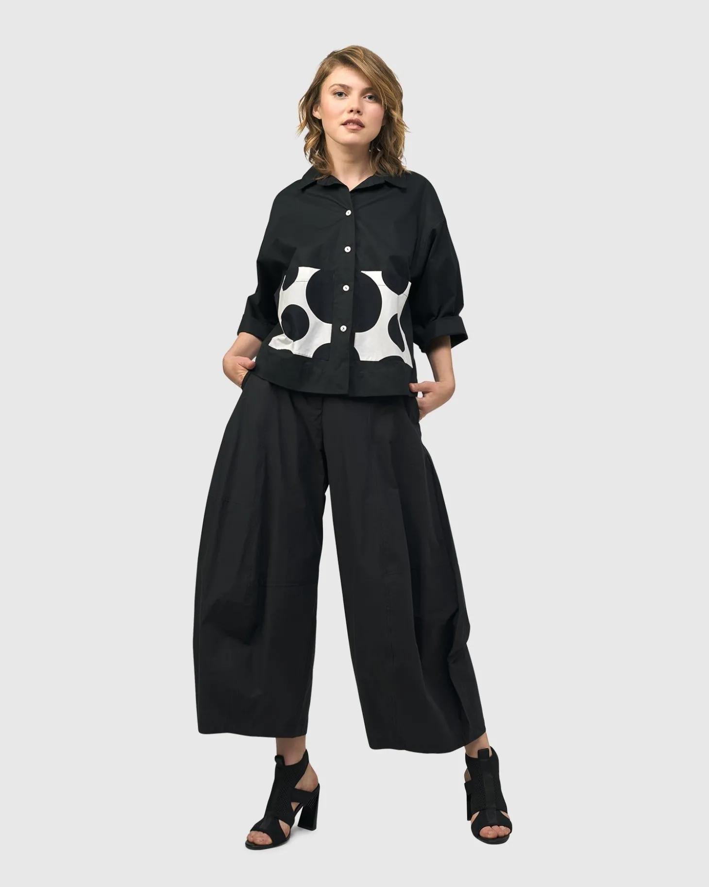 Urban Carnegie Cropped Shirt, Mono