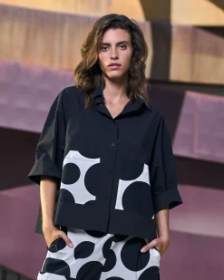 Urban Carnegie Cropped Shirt, Mono