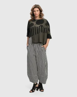Urban Chihiro Boxy Tee, Khaki