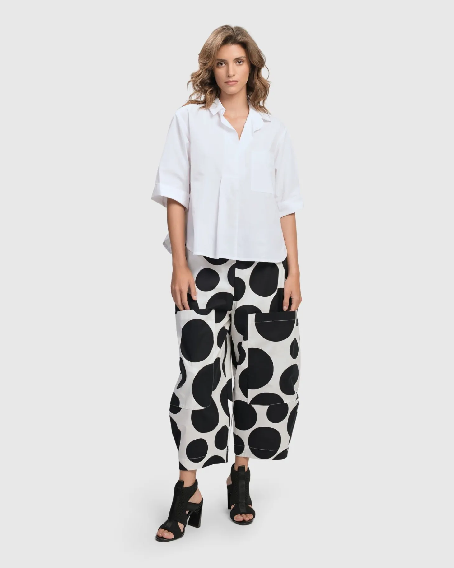 Urban Chloe A-Line Blouse, White