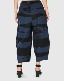 Urban Codex Barrel Pants, Navy