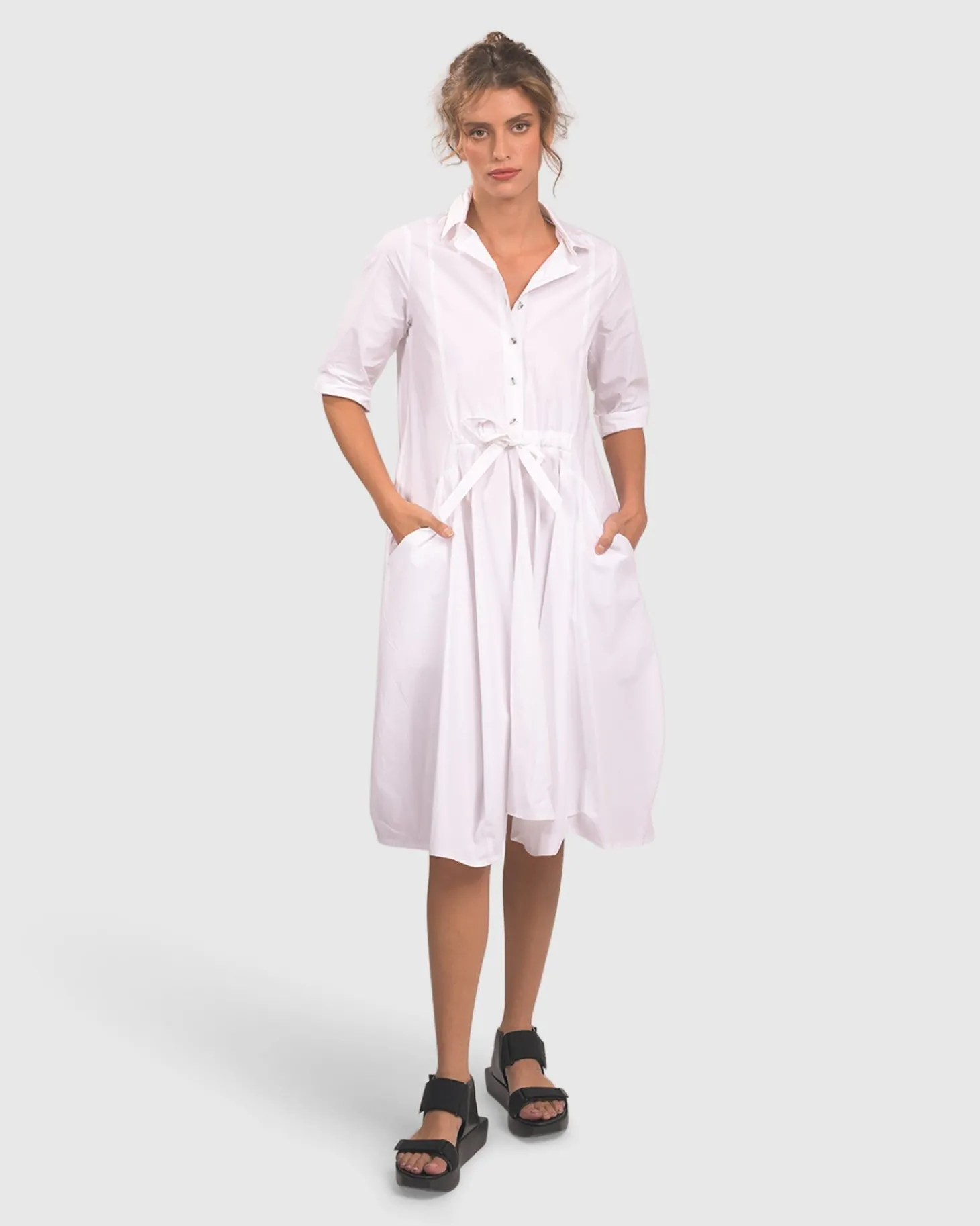 Urban Cooler Dress, White