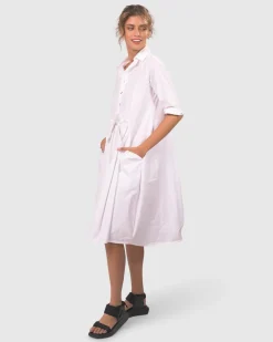 Urban Cooler Dress, White