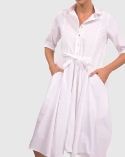Urban Cooler Dress, White