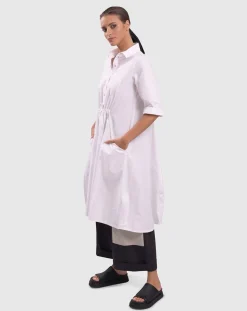 Urban Cooler Dress, White