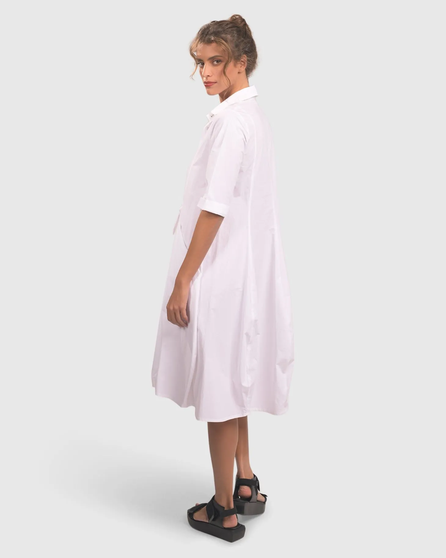 Urban Cooler Dress, White