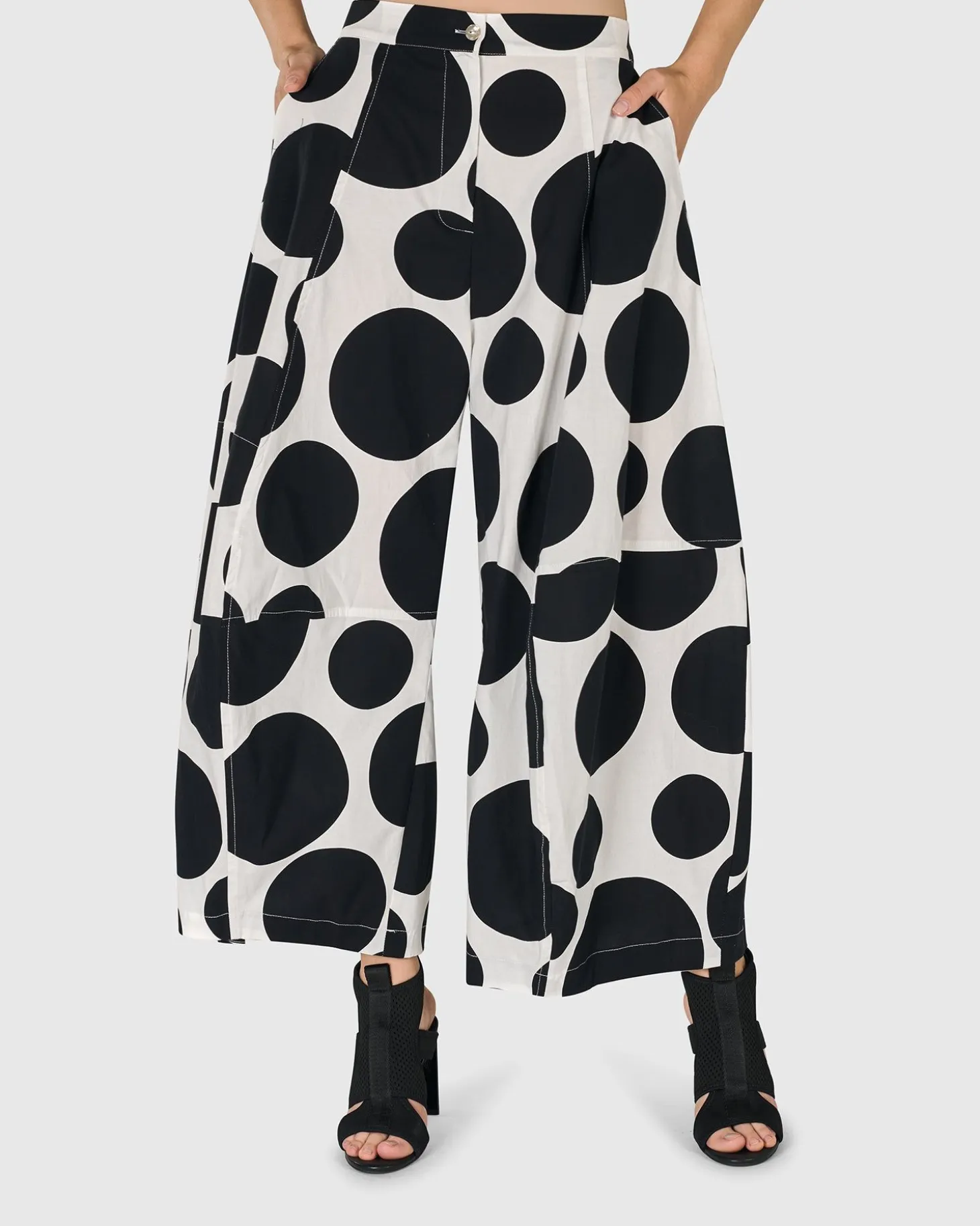 Urban Dot Balloon Pants, Mono