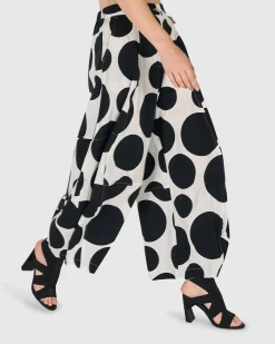 Urban Dot Balloon Pants, Mono