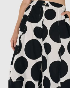 Urban Dot Balloon Pants, Mono