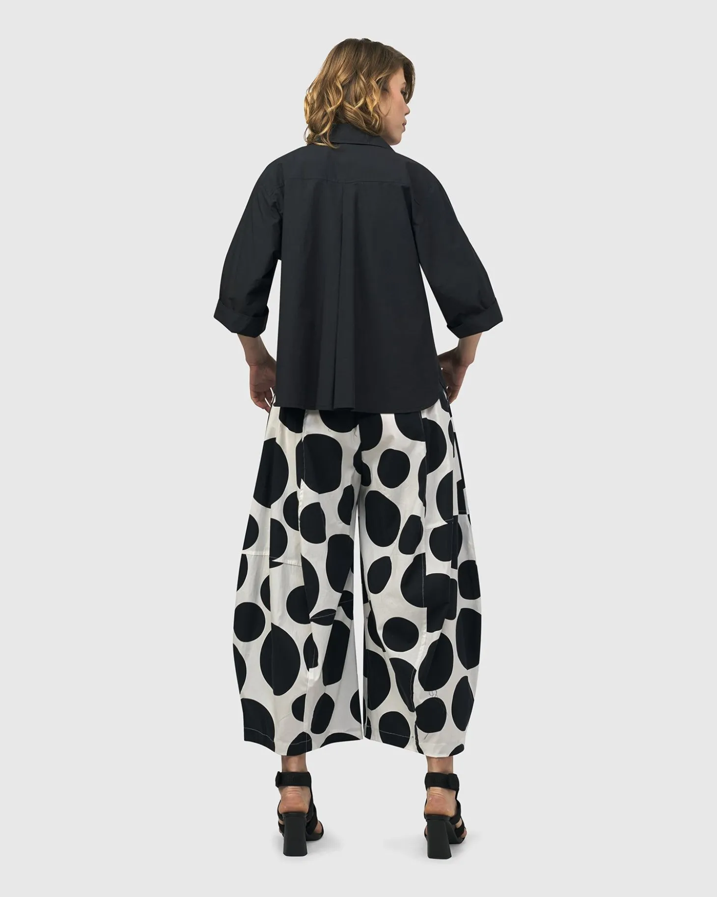 Urban Dot Balloon Pants, Mono