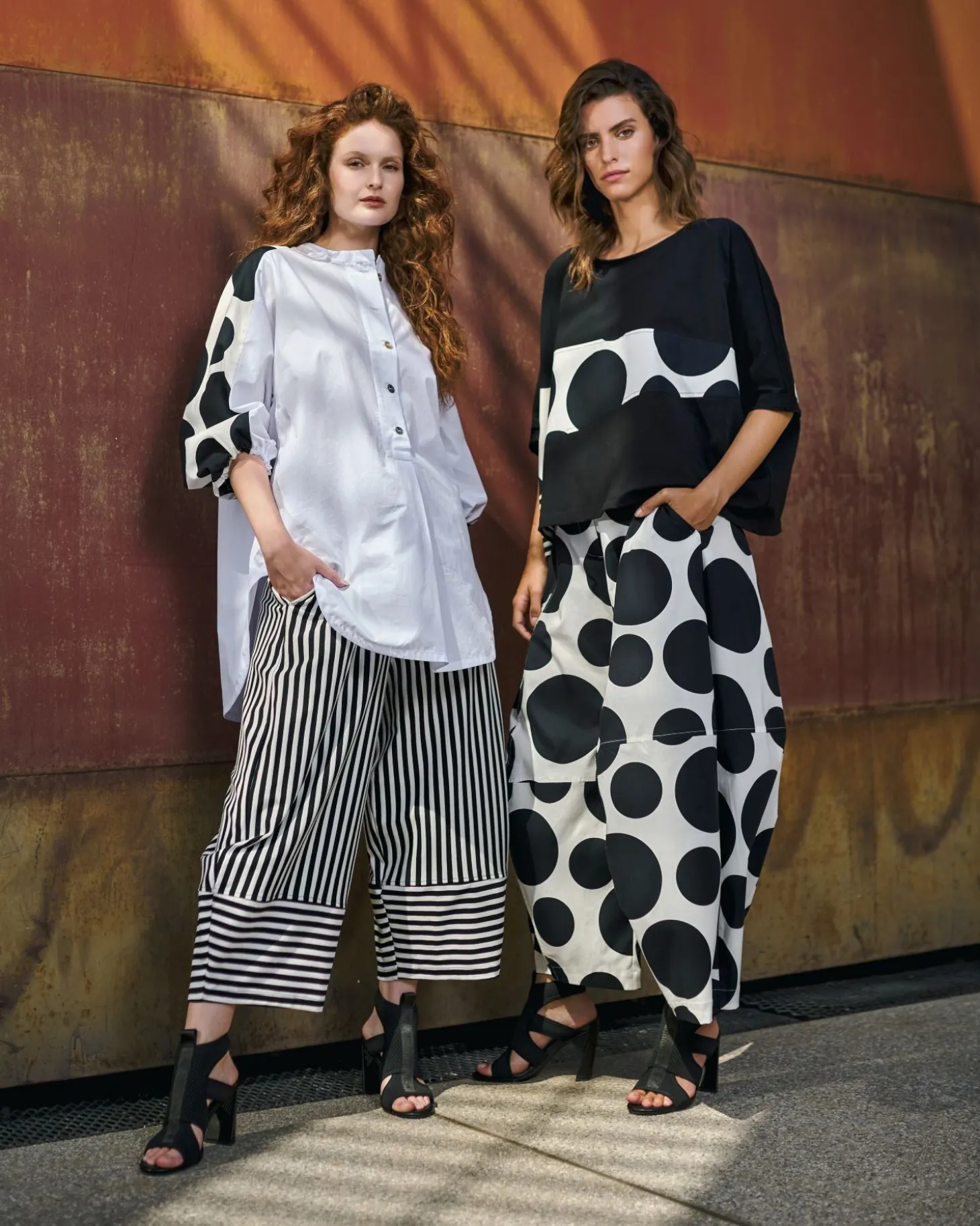 Urban Dot Balloon Pants, Mono
