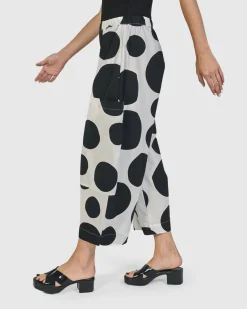 Urban Dot Barrel Pants, Mono