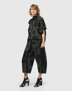 Urban Dots Kiku Cape Jacket, Khaki