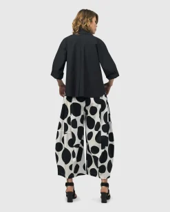 Urban Fran A-Line Blouse, Black