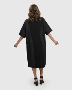 Urban Gramercy Oversized Dress, Black