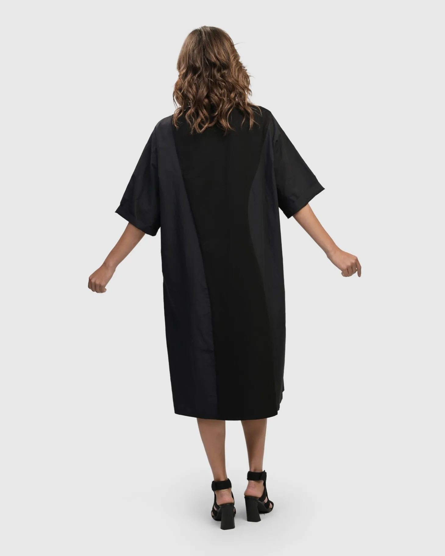 Urban Gramercy Oversized Dress, Black