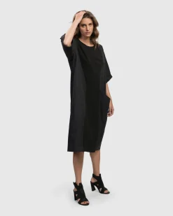 Urban Gramercy Oversized Dress, Black