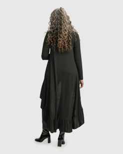 Urban Hi Lo Katniss Top, Charcoal