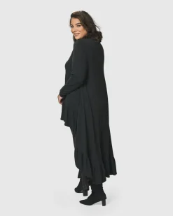 Urban Hi Lo Katniss Top, Charcoal