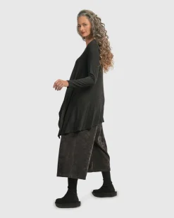 Urban Hi-Lo Top, Charcoal