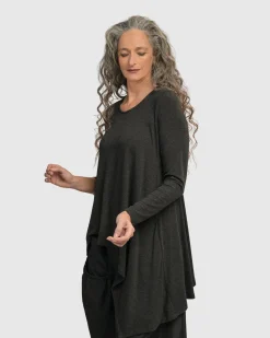 Urban Hi-Lo Top, Charcoal