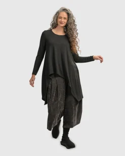 Urban Hi-Lo Top, Charcoal