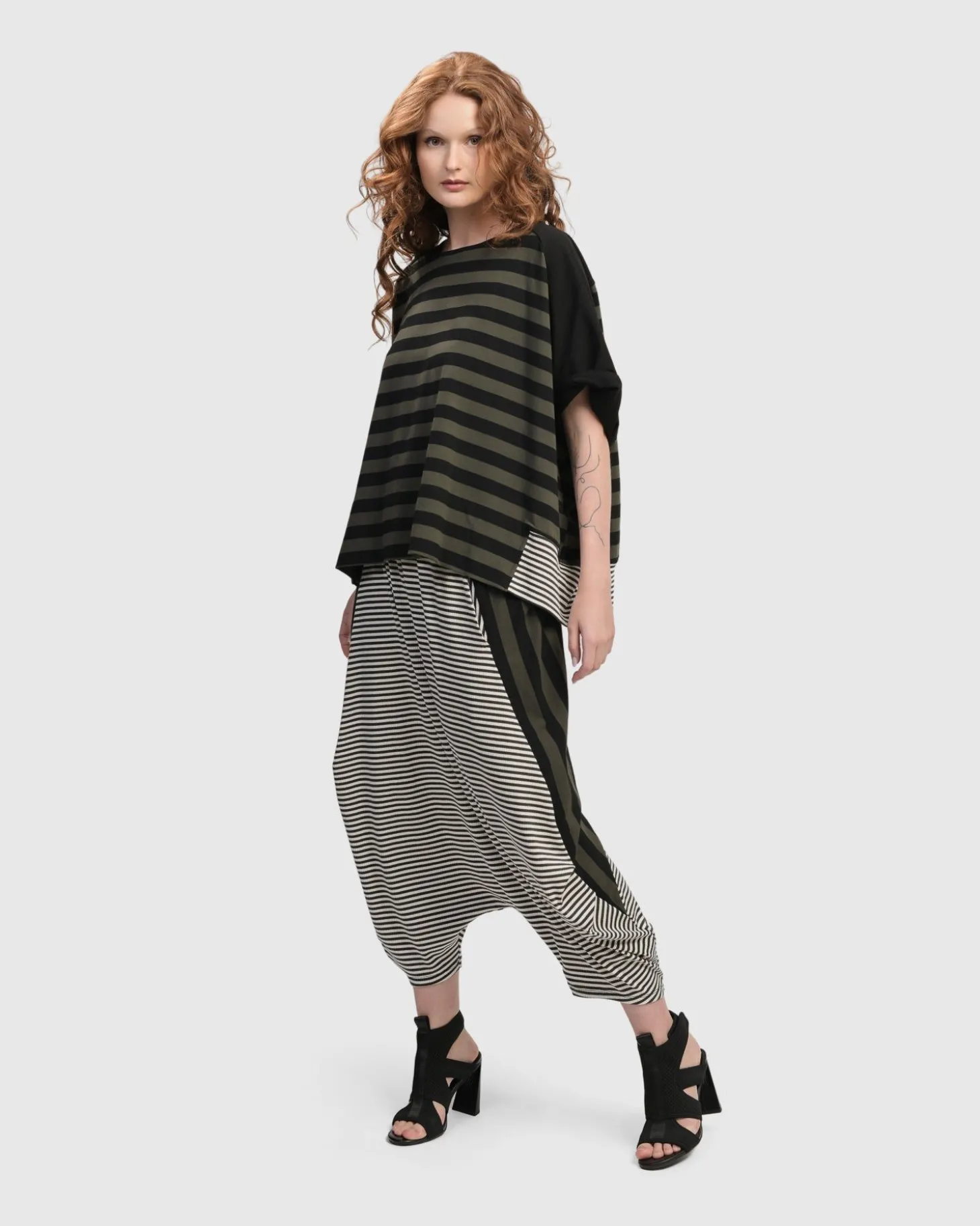 Urban Imperial Harem Pants, Stripes