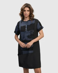 Urban Ipanema Shift Dress, Navy