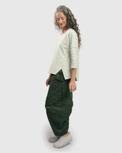 Urban Jagger Stripe Top, Green