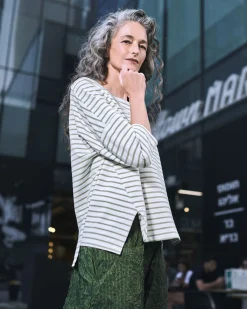 Urban Jagger Stripe Top, Green