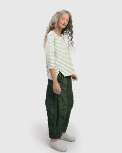 Urban Jagger Stripe Top, Green