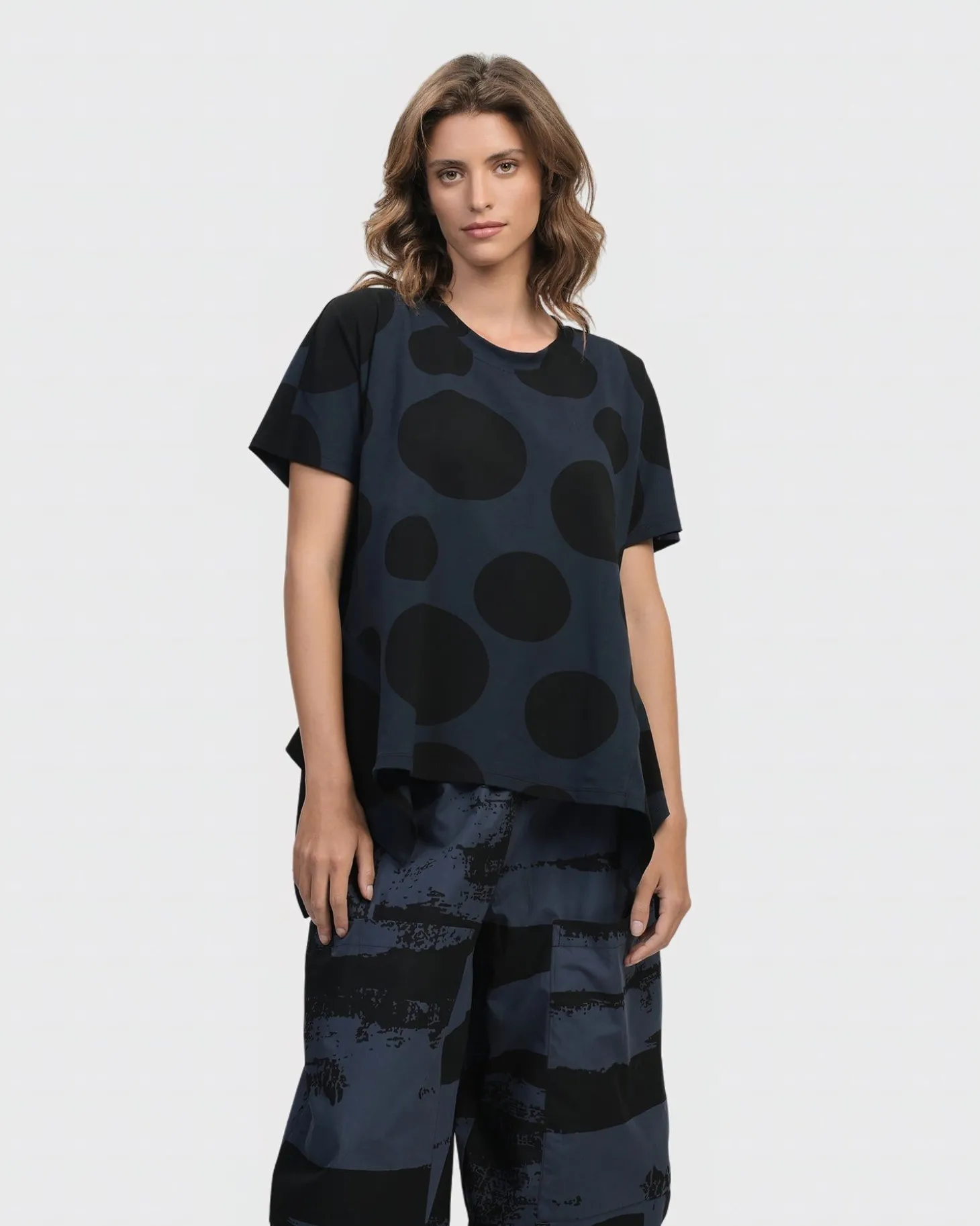 Urban Juliana Relaxed Top, Navy