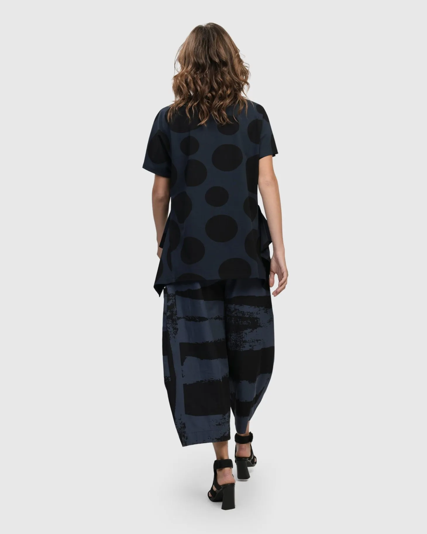 Urban Juliana Relaxed Top, Navy