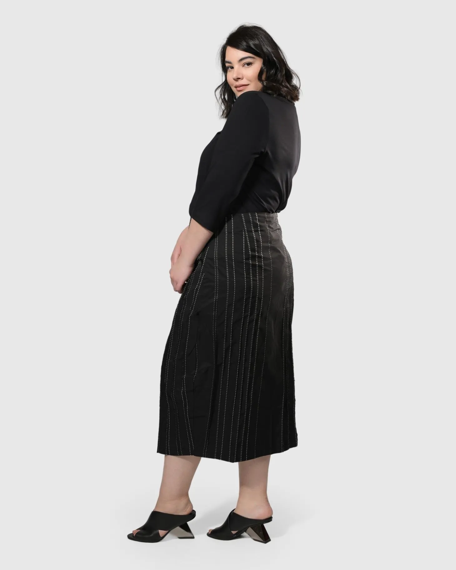 Urban Kate Topstitched Skirt, Trails