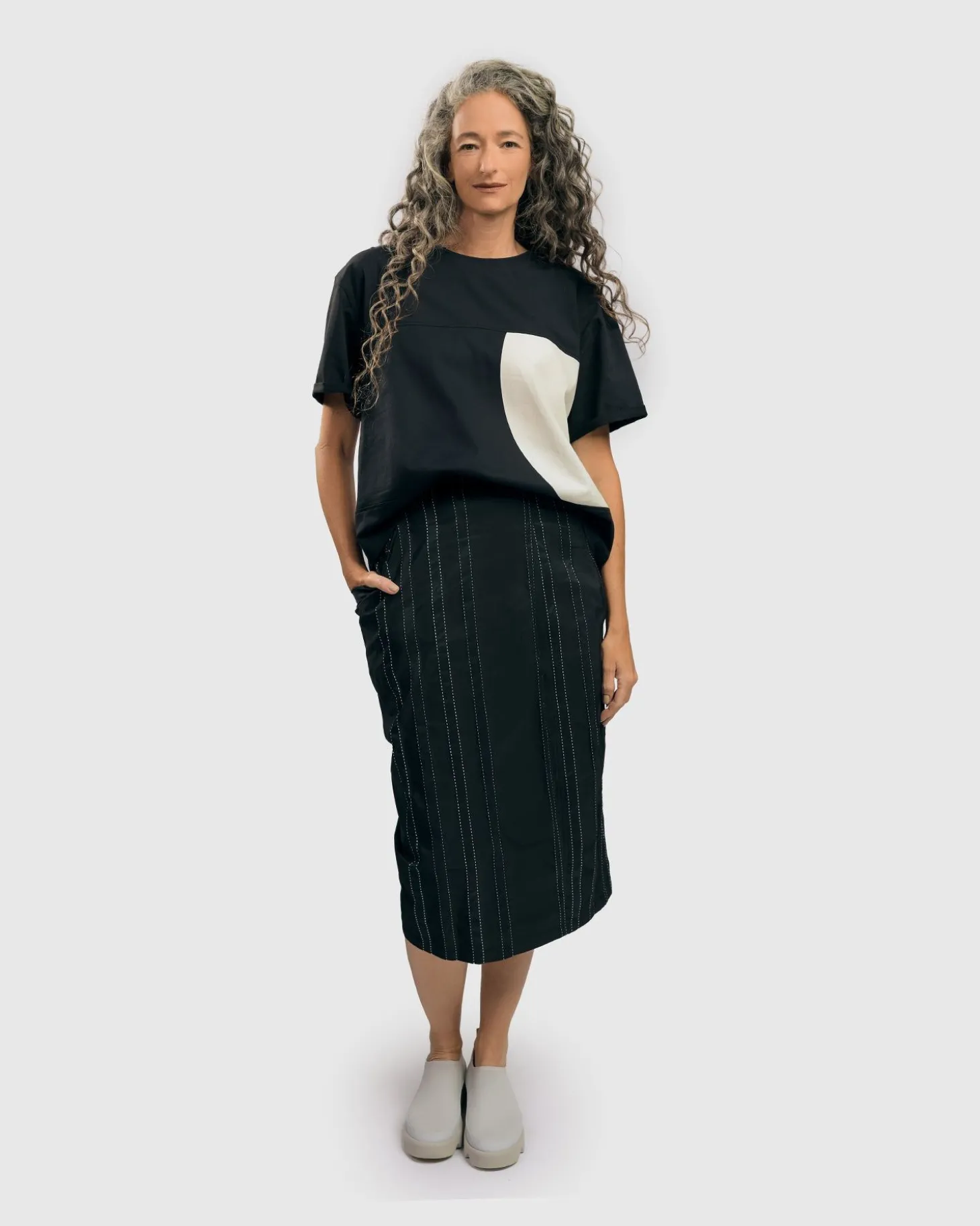 Urban Kate Topstitched Skirt, Trails