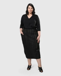 Urban Kate Topstitched Skirt, Trails