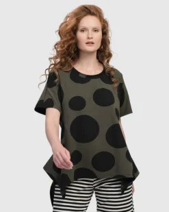 Urban Kiki Relaxed Top, Khaki